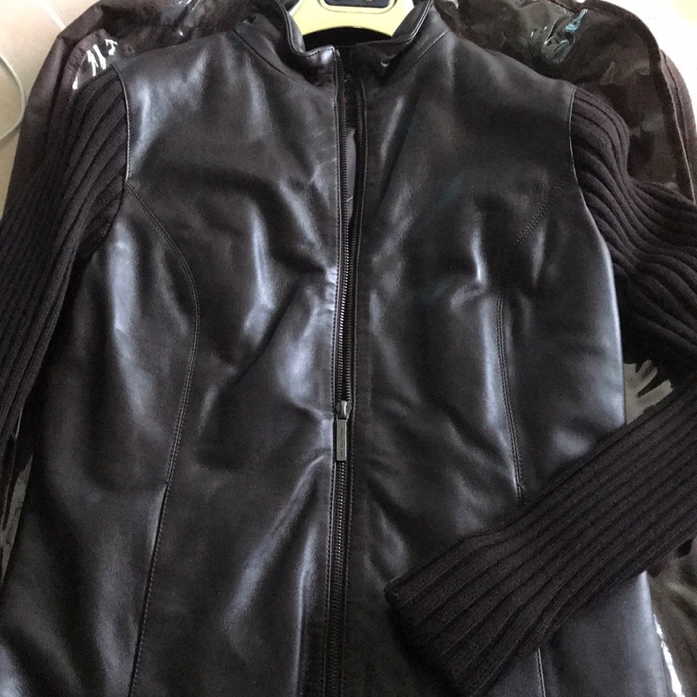 Leather jacket